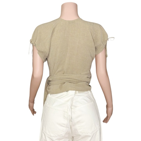 RODEBJER Auren Wrap Top, Raw Clay, Large - Picture 7 of 10